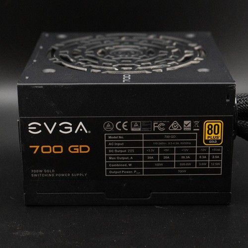 EVGA 700 GD 80 Plus Gold 700W Power Supply Perfect Condition