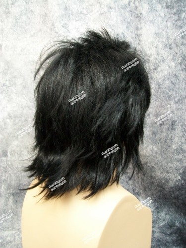 Black Rock You Perücke Freddie Mercury Sänger 70er 80er Shag Unisex Joan Kiss Queen - Bild 7 von 12