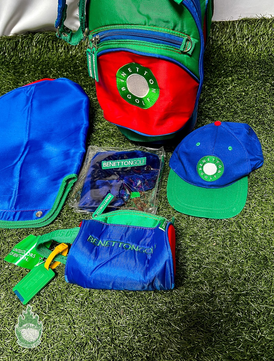 UNITED COLORS OF BENETTON ゴルフバッグ Used Benetton Golf United Colors Of Benetton Bag, Hat, Cover And