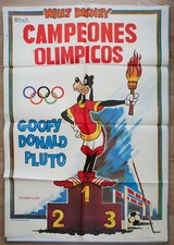 SUPERSTAR GOOFY original movie poster Spanish 1972 DISNEY