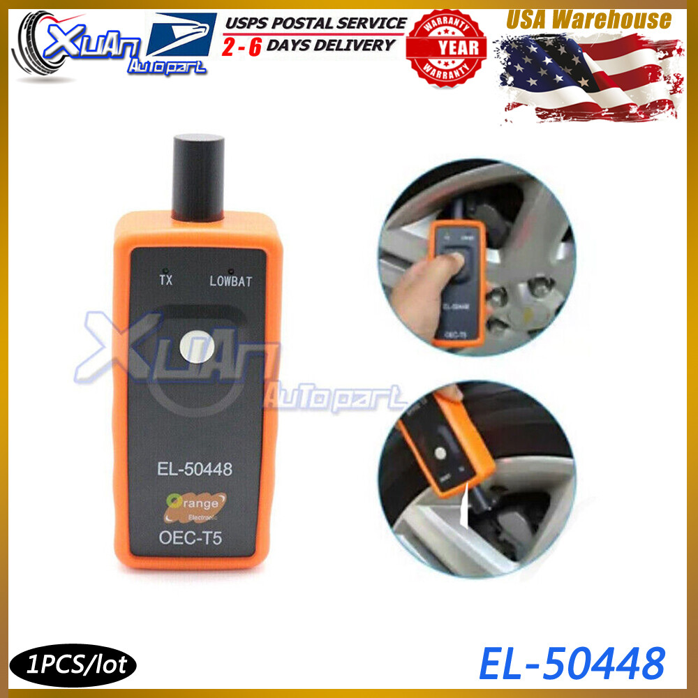 El-50448 Tpms Relearn Tool Tpms Reset Tool Auto Tire Pressure Monitor Sensor El 50448 Orange Tpms Oec T5 Aktivering Verktyg 2177883a4f9c4c6a