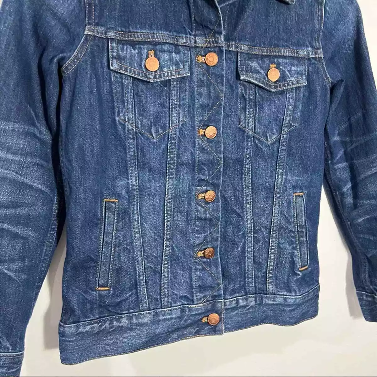 The jean jacket in briarwood best sale wash