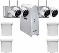 LOREX Wire Free Security System With 4 cameras and batteries 16 GB LHWF16G32