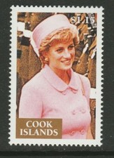 Cook Islands 1998 - Princess Diana Memorial - MNH