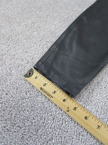 Allsaints Leggings Womens 2 Black Faux Leather *Read - Picture 4 of 11