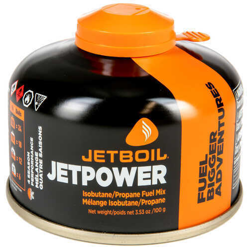 Jetboil Jetpower Isobutane/Propane Fuel Mix for Camping - 3.53 oz (&lrm;JF100)