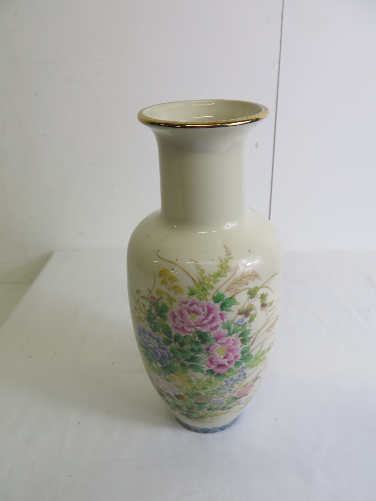 Shibata Japan Large Vase Height 27cm Floral Flowers eBay