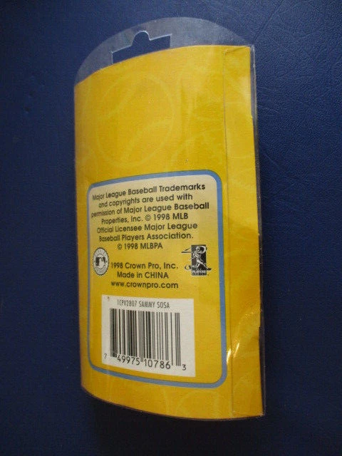 1998 HEROES OF THE LOCKER ROOM ~ SAMMY SOSA ~ CHICAGO CUBS ~ KEYCHAIN KEY RING Foto 3 de 3