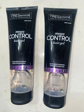 2 Full Tubes of Tresmme, Mega Control Hairgel, #5.  9 Oz