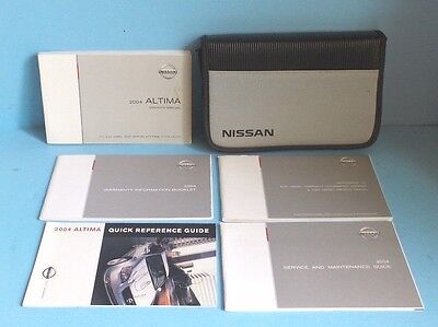 2004 04 Nissan Altima Owners Manual