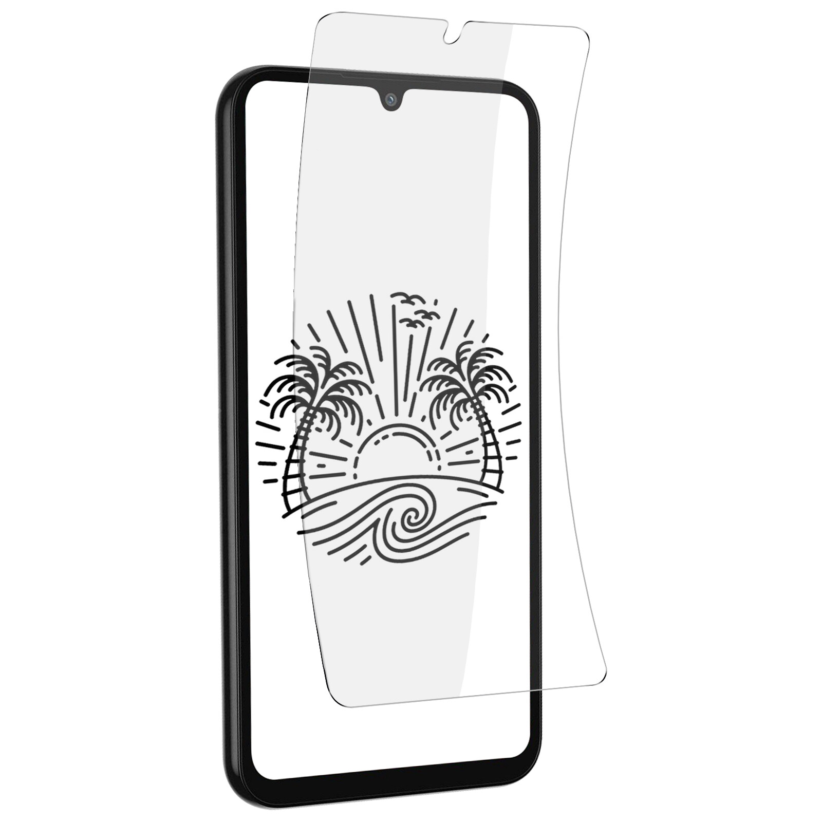Screen Protector for Samsung Galaxy A34 5G Ultra-thin Paper Effect Transparent