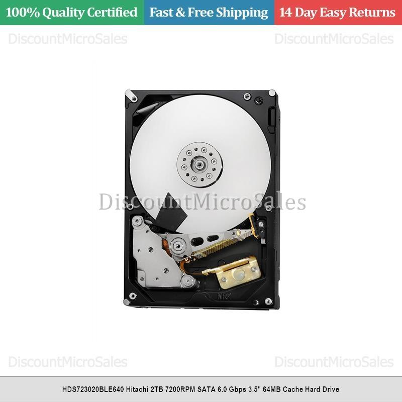 内蔵型ハードディスクドライブ Hitachi/HGST HDS723020BLE640 3.5 HDD 2TB Hitachi/HGST HDS723020BLE640 3.5 HDD 2TB