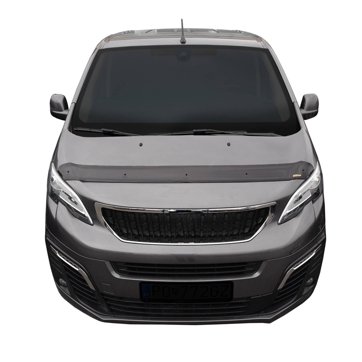 ClimAir Wind Deflector Black Compatible With Vauxhall Vivaro 2019 Onwards