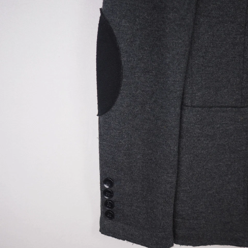 Blazer tejido parche en el codo Antony Morato ajuste súper ajustado borde crudo hombres EU 46 US 36 Foto 3 de 4