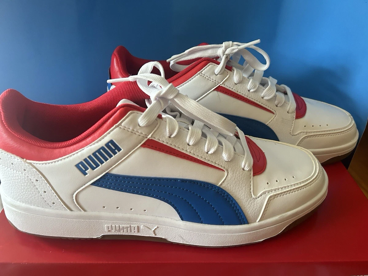 Puma Rebound Joy White High Risk Red for sale | eBay