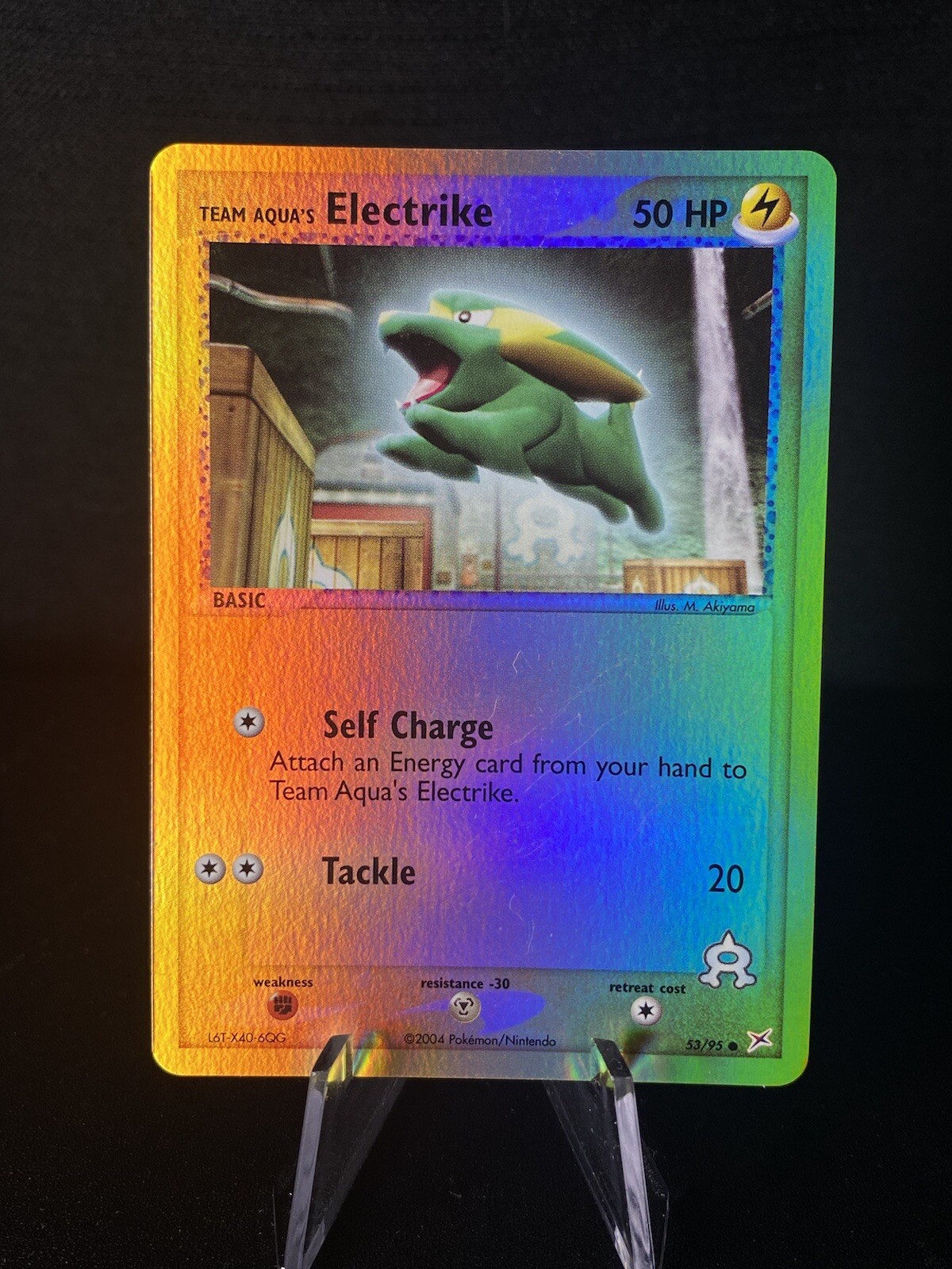 Team Aqua's Electrike 53/95 -[NM]- Reverse - Ex Team Aqua Vs Magma