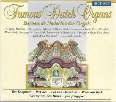 Famous Dutch Organs (2003) Brilliant Classics 10xCD brand new box