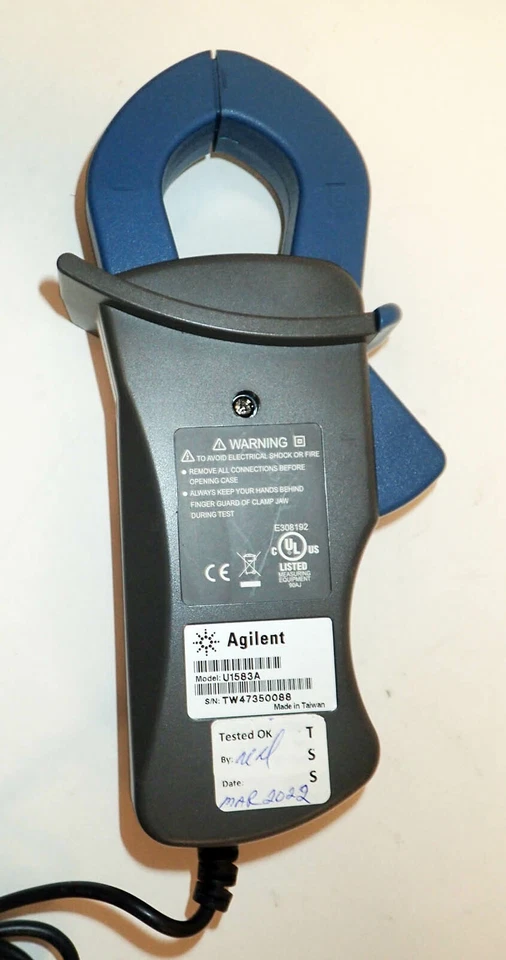 AGILENT U1583A AC CURRENT CLAMP DUAL RANGE 40A AND 400A TESTED - Image 3 of 4