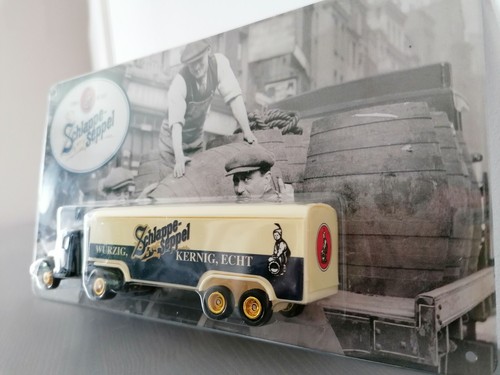 Schlappe-Seppel Modell LKW Truck Sammeltruck OVP Werbetruck inkl. Metallschild - Bild 4 von 4