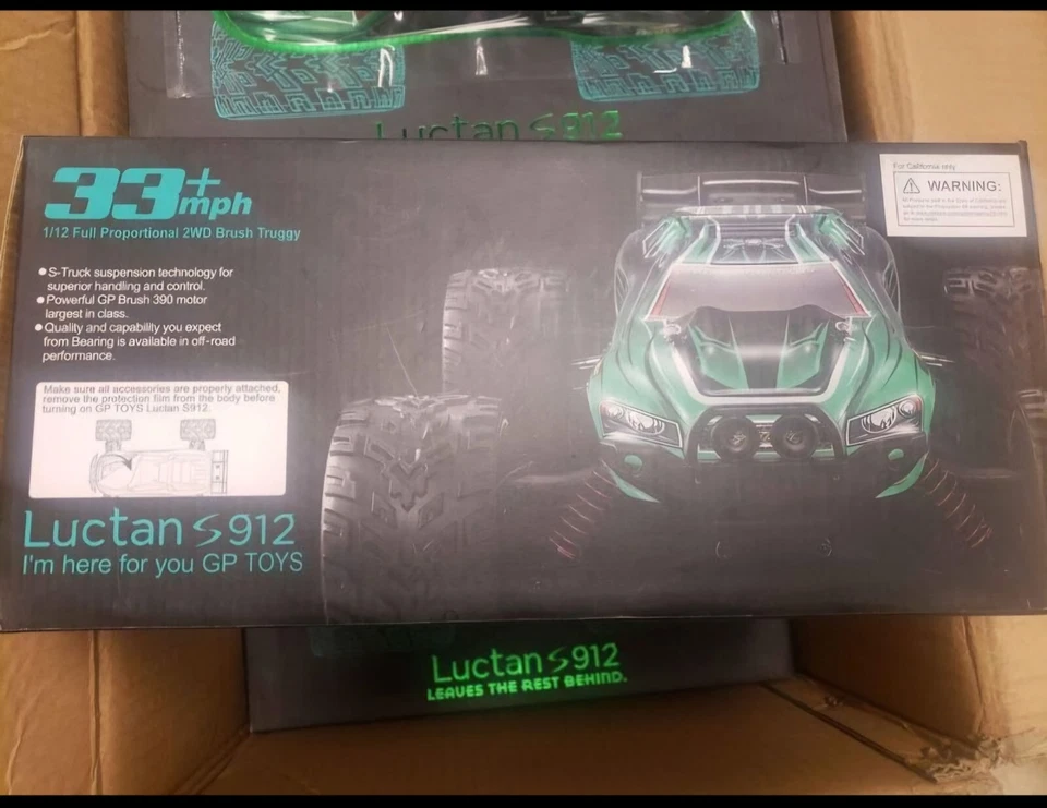 GP TOYS S912 1:12 Luctan Truggy RC Truck off-Road Racing Car 33+ MPH - Image 2 of 4