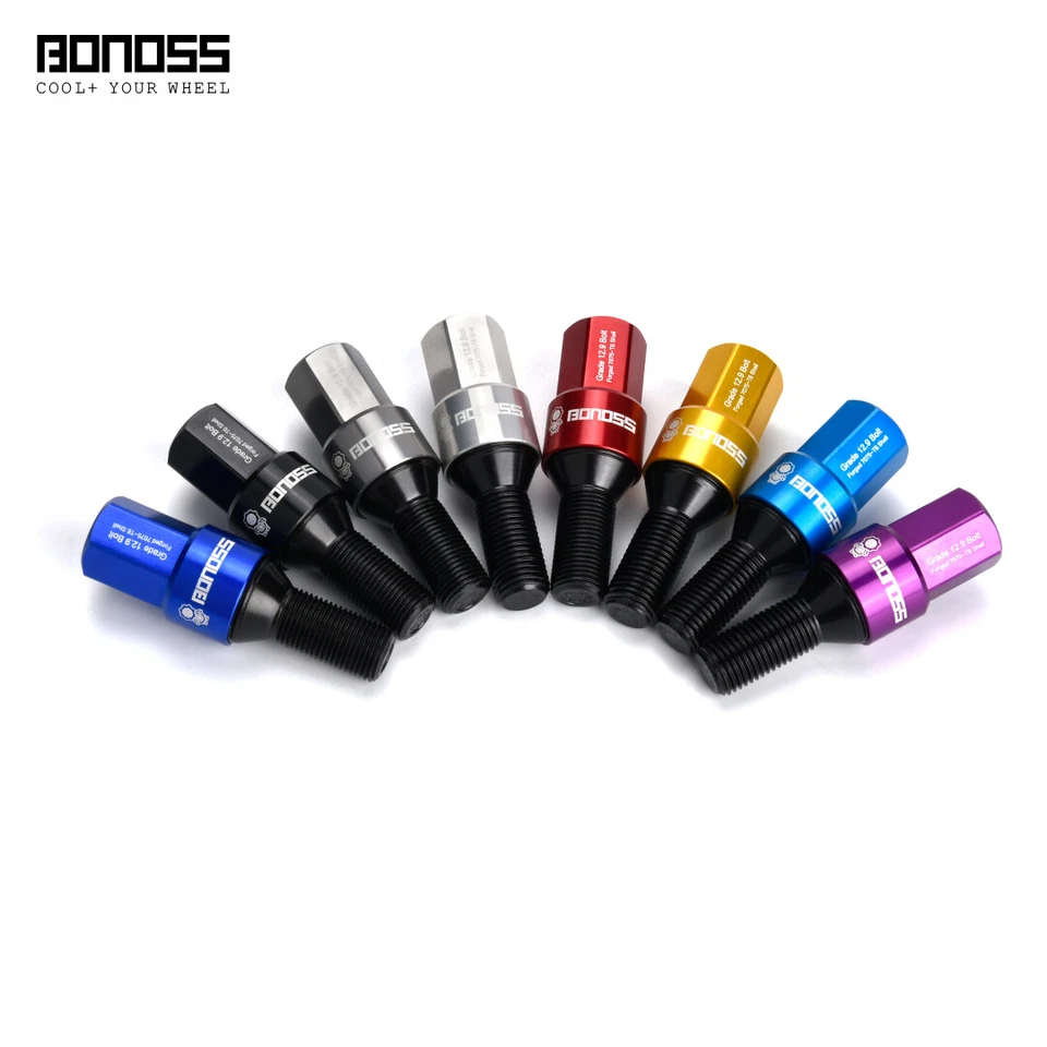 BONOSS Forged Grade 12.9 Shell Type Wheel Lock Bolt Kit For BMW MINI M14x1.25 — 第 3/4 张图片