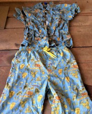 Gymboree Tiki Hawaii Hawaiian Boys Swim Trunks  Shirt 5-6 Year Large XL Vintage