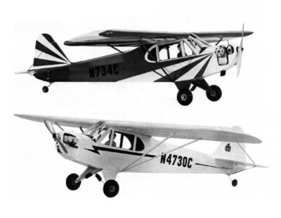 #ad Anniversary Cub 76quot; Wingspan R C Model Airplane Printed Plans amp;Templates $30.00