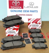 2011-2017 Toyota Camry  Front & Rear Brake Pads Set GENUINE OEM PART