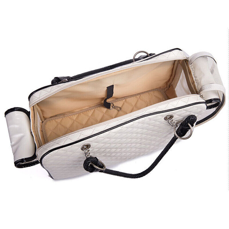 Folding Pet Carrier Purse Cat Dog Carrier Handbag Travel Outdoor Purse