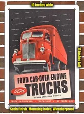 Metal Sign - 1946 Ford COE Trucks