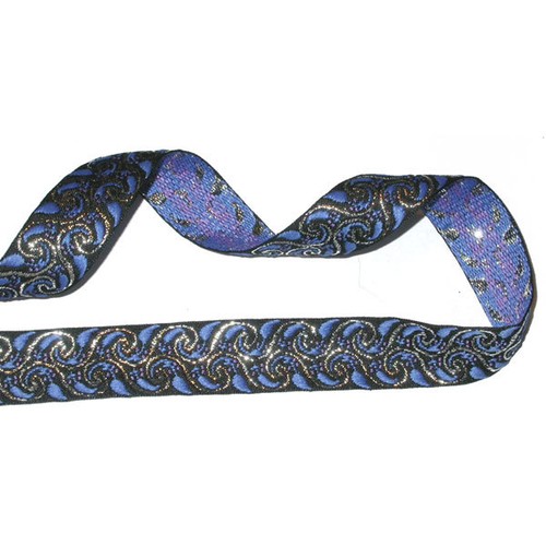 Jacquard Ribbon 1" Metallic Chili Pepper *Colors* 3 Yards & up - Picture 6 of 9