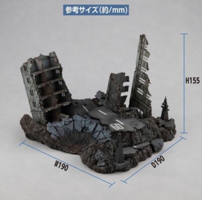 G Structure Gundam Realistic Model Series 1/144 GS02 Ruins of New Yark Bandai