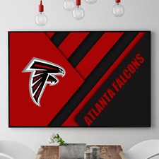 Póster/lienzo impreso arte de pared decoración del hogar fútbol americano NFL diseño de los Atlanta Falcons