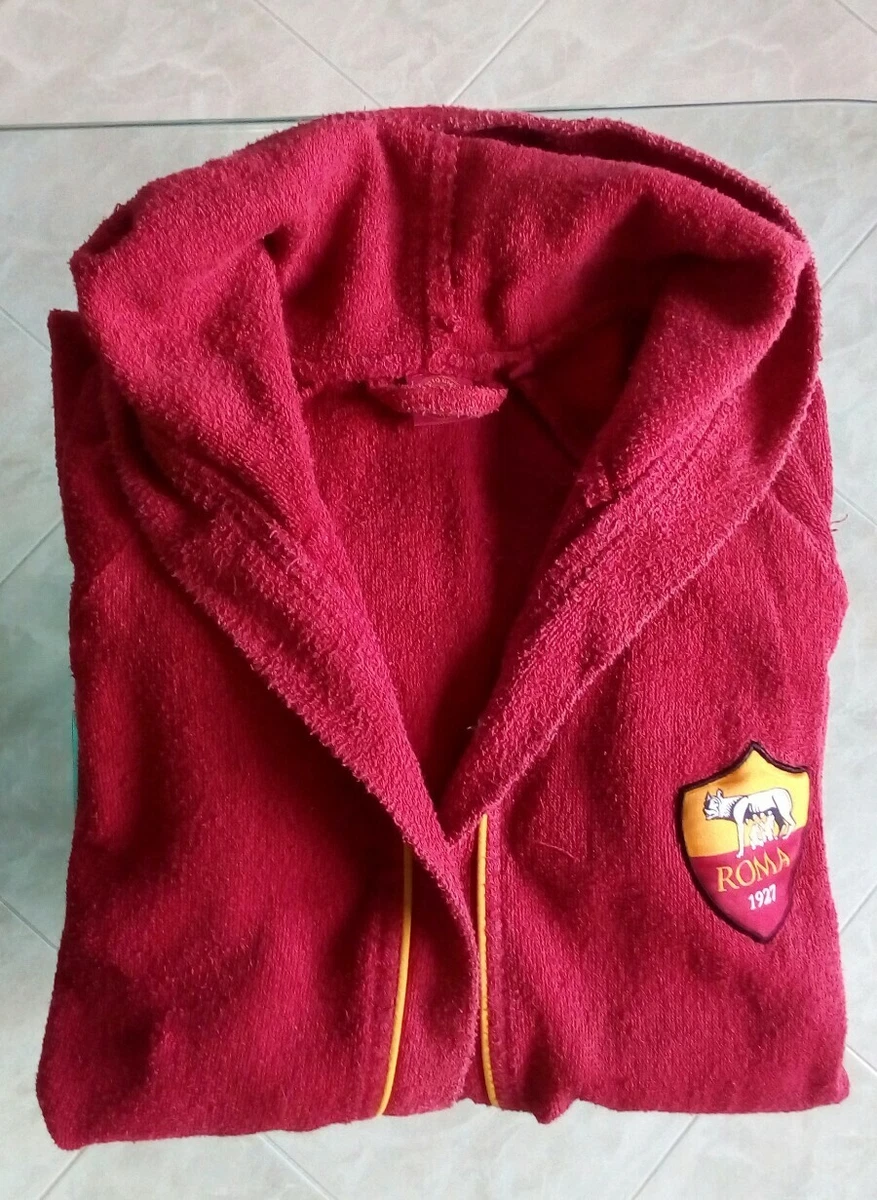 Accappatoio AS ROMA spugna squadra calcio bambino taglia piccola