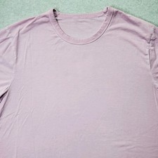 Lululemon Organic Cotton Classic Fit Lavender Frost Mens Short Sleeve T-Shirt