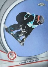 2026 Topps Chrome U.S. Winter Olympic & Paralympic Team Jamie Anderson 28 USA
