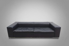 Who's Perfect Boston Ledersofa Couch Designersofa schwarz Big Sofa