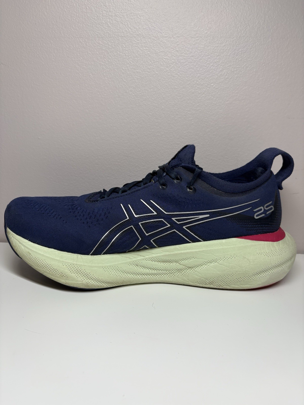 Asics Gel-Nimbus 25 1012B356 Women's Running Shoes Navy Athletic - Size 9.5 thumbnail 4