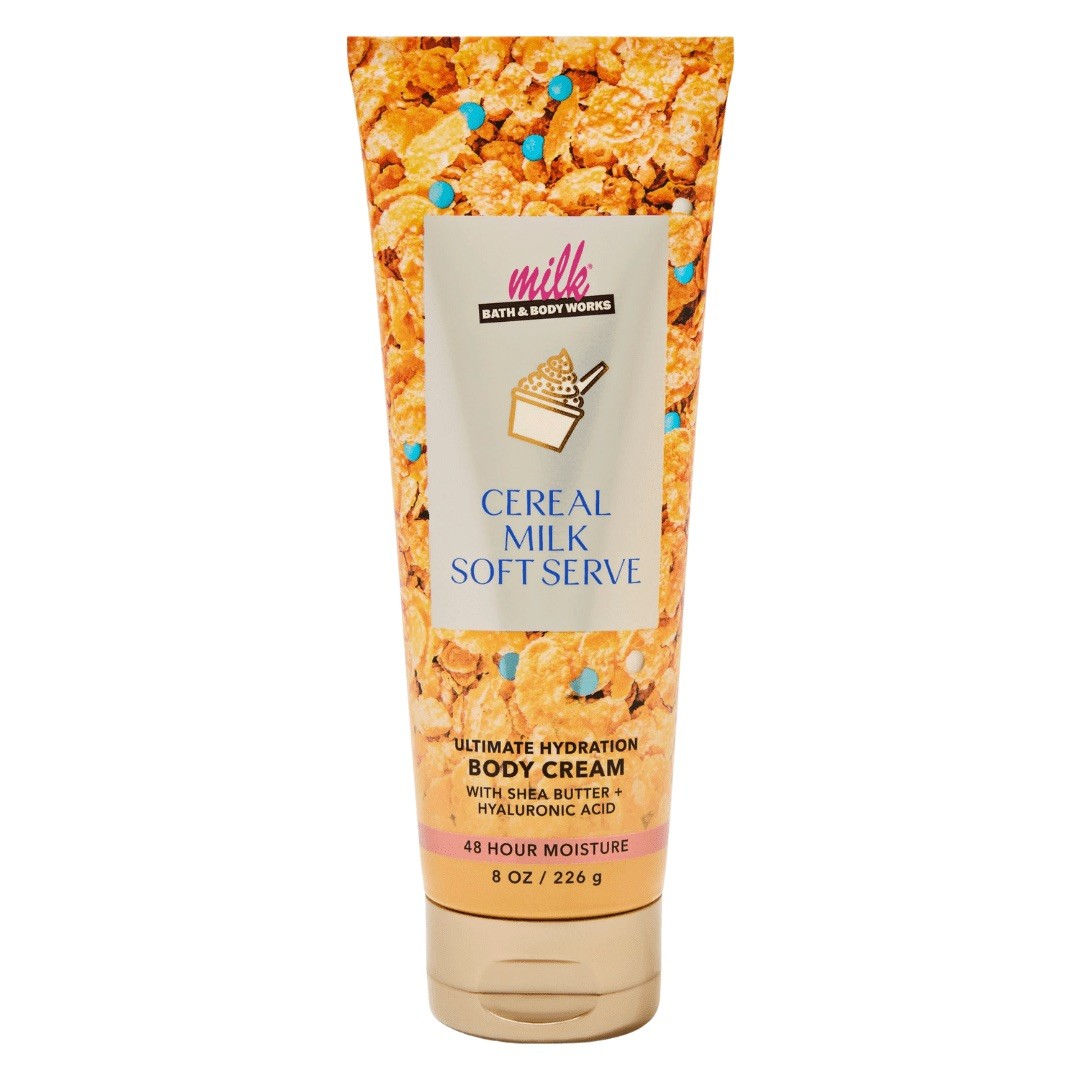 ALL NEW Cereal Milk Soft Serve Ultimate Hydration Body Cream Bath & Body Works