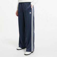 Adidas Pin Stripe Satin Pants Women Night Indigo KD2296 XS S M US Size NWT