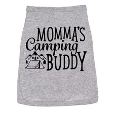 Dog Shirt Mommas Camping Buddy Cute Clothes for Pet Puppy