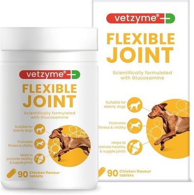 Flexible Gelenkergänzungen für Hunde (90 Tabletten) - Hüft- und Gelenkpflege