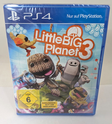 Neu   LittleBigPlanet 3 PS4 Sealed OVP Sony PlayStation 4 Bundle Edition
