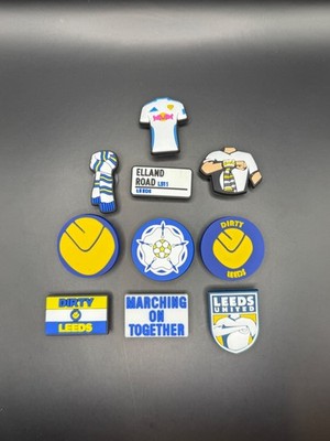 Leeds United Schuh Anhänger | England | Fußball | Clog Charm | Jibbitz