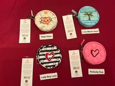 Bolsa circular bordada con cremallera - Nueva con etiquetas - 4 patrones a elegir