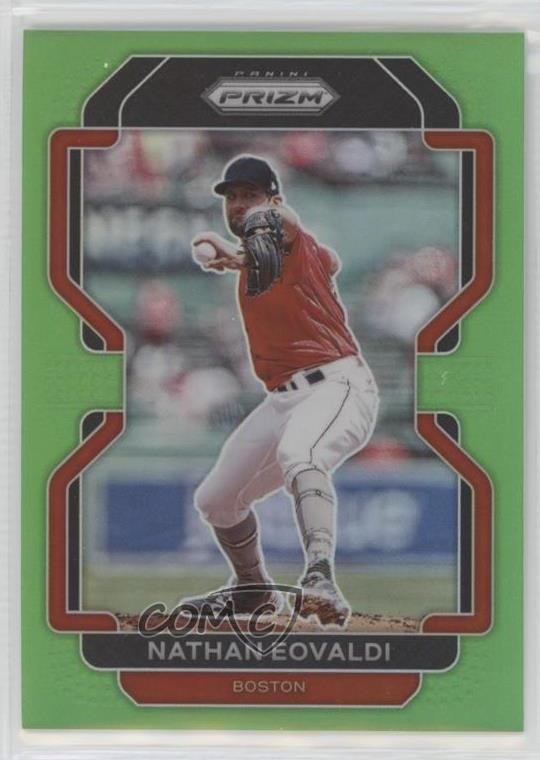 2022 Panini Prizm Lime Green Prizm 89/125 Nathan Eovaldi #45 01wi