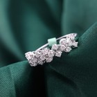 Spectrum Round Lab Grown Diamond Cluster Statement Band Ring Silver 0.20ct — photo 7
