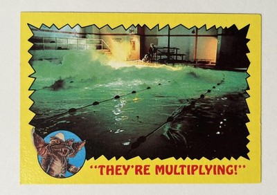 Vintage 1984 Warner Bros They're Multiplying! Gremlins Card #52 Base Set EX
