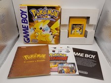 Pokemon Yellow Version, Nintendo Game Boy, Boxed & Complete CIB, Excellent Cond.