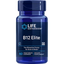 B12 Elite Adenosylcobalamin and Methylcobalamin Lozenge Life Extension